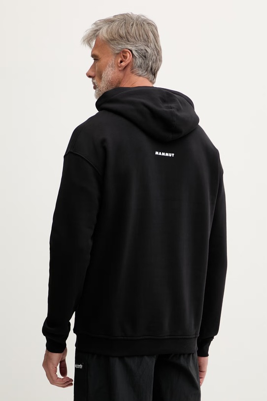 Odzież Mammut bluza z kapturem męska bawełniana 1014.07410 czarny