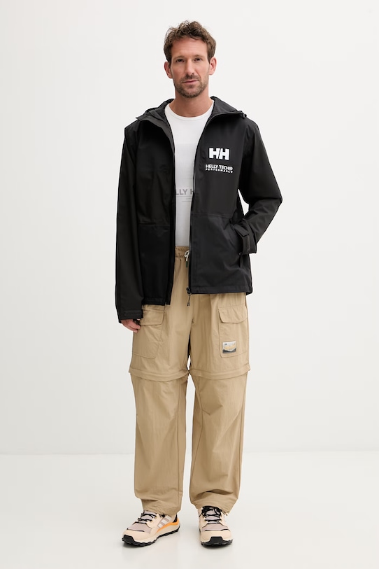 Helly Hansen kurtka trekkingowa męska ACE RAIN 54534 czarny SS26