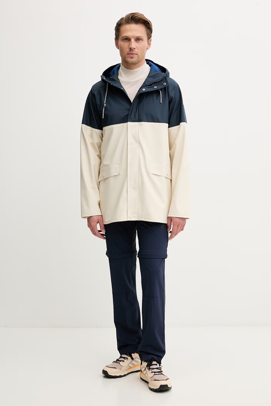 Helly Hansen kurtka trekkingowa męska MOSS BLOCK 54589 beżowy SS26