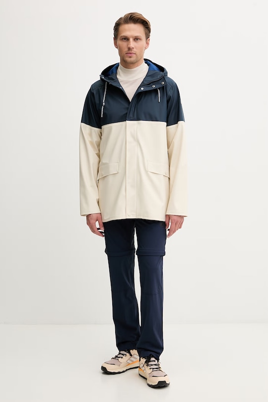 Helly Hansen kurtka trekkingowa męska MOSS BLOCK 54589 beżowy SS26