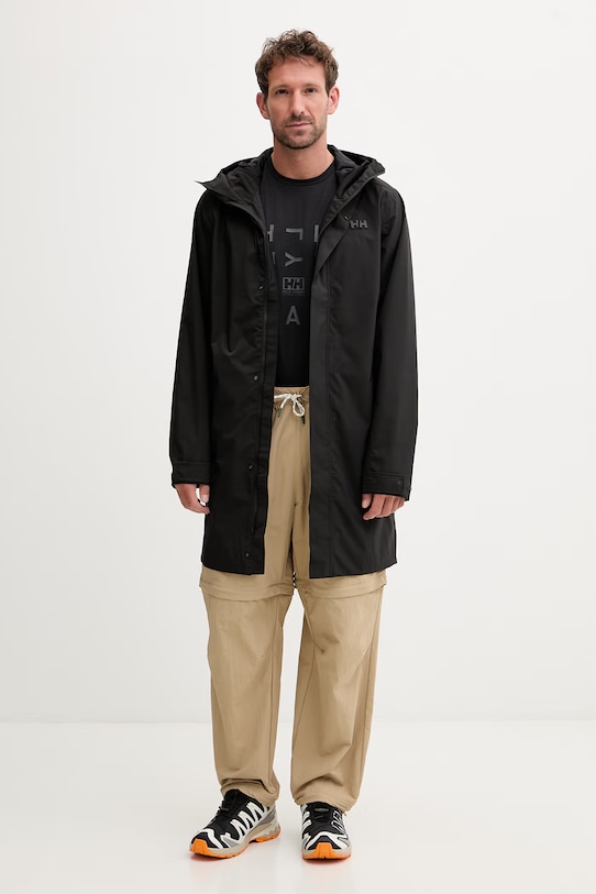 Helly Hansen kurtka trekkingowa męska BRUSSEL 54605 czarny SS26