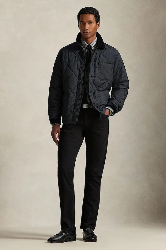 Odzież Polo Ralph Lauren kurtka MATTE FINE POLY 710968117 czarny