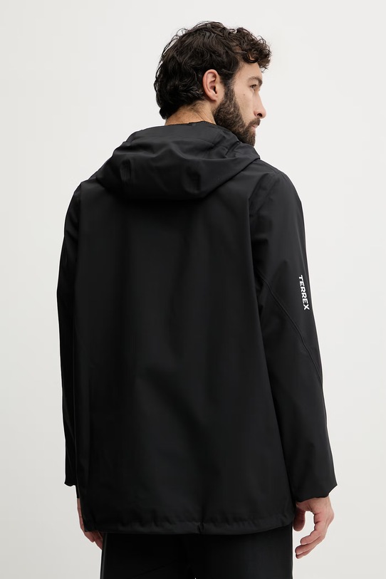 Odjeća adidas TERREX jakna za planinarenje za muškarce JY4118 crna
