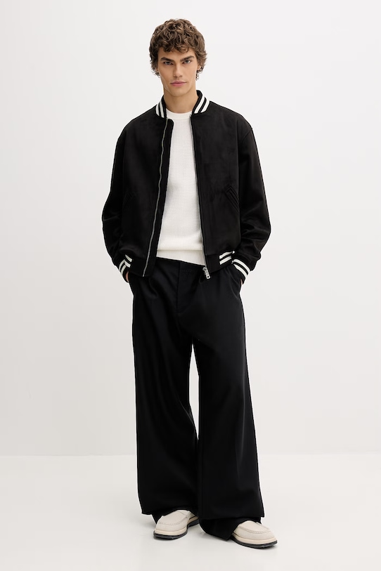 Guess Jeans kurtka bomber M6RL0J.WJ842 czarny SS26