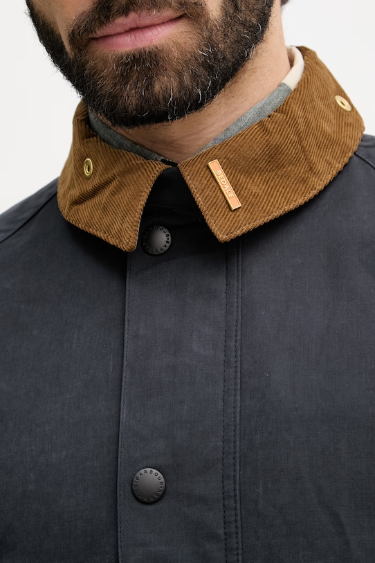 Barbour kurtka przejściowa męska z bawełny Bedale MCA1091 granatowy