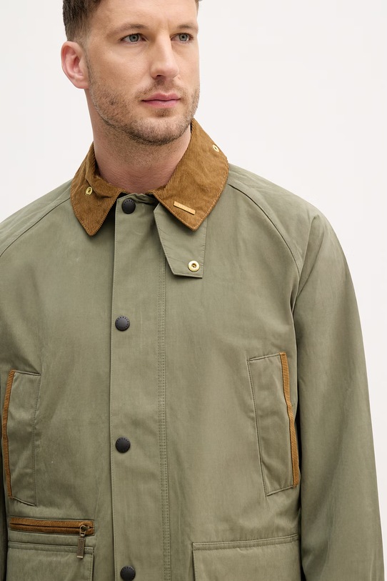 Barbour kurtka przejściowa męska z bawełną Bedale zielony MCA1091