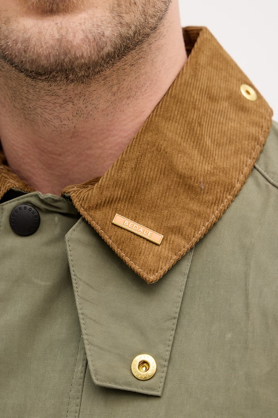 Barbour kurtka przejściowa męska z bawełną Bedale MCA1091 zielony