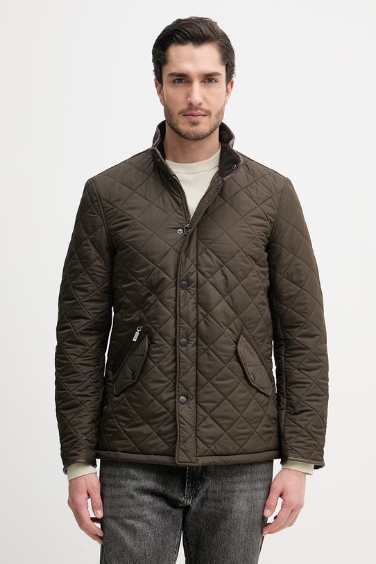 Barbour kurtka Powell bez kaptura zielony MQU0281