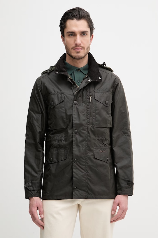 Barbour kurtka bawełniana Sapper pozostałe zielony MWX0020
