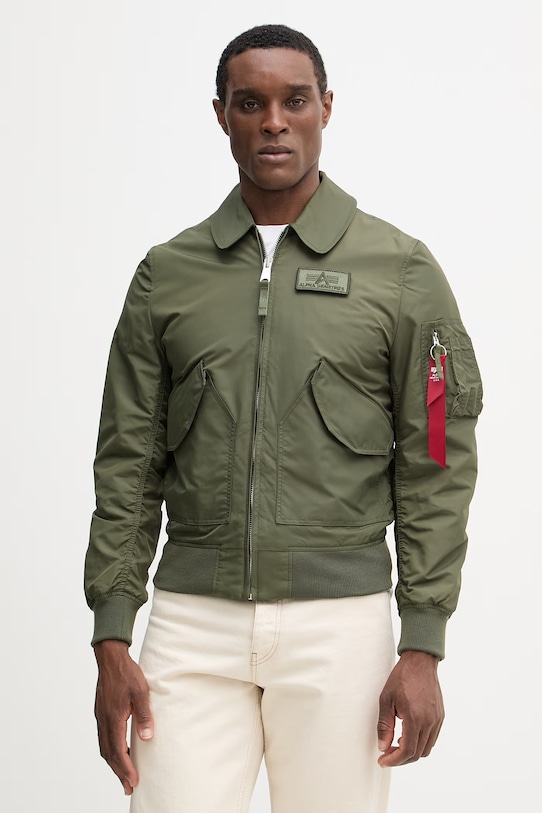 Bunda Alpha Industries CWU-36/P TT Light bomber zelená 266101