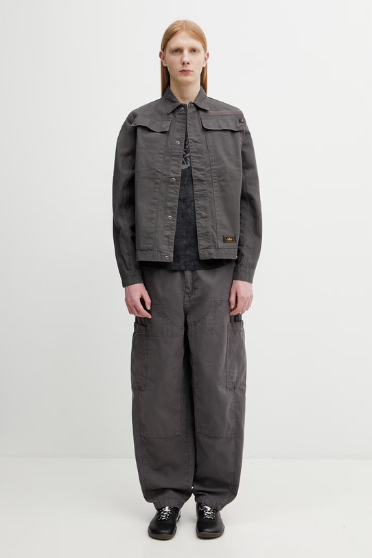 Alpha Industries Chore kurtka bawełniana męska 266105 szary