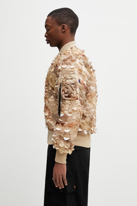 Alpha Industries MA-1 ULCANS bomberka męska 756123 beżowy SS26