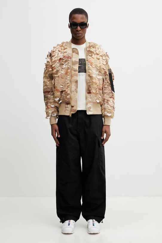 Alpha Industries MA-1 ULCANS bomberka męska 756123 beżowy