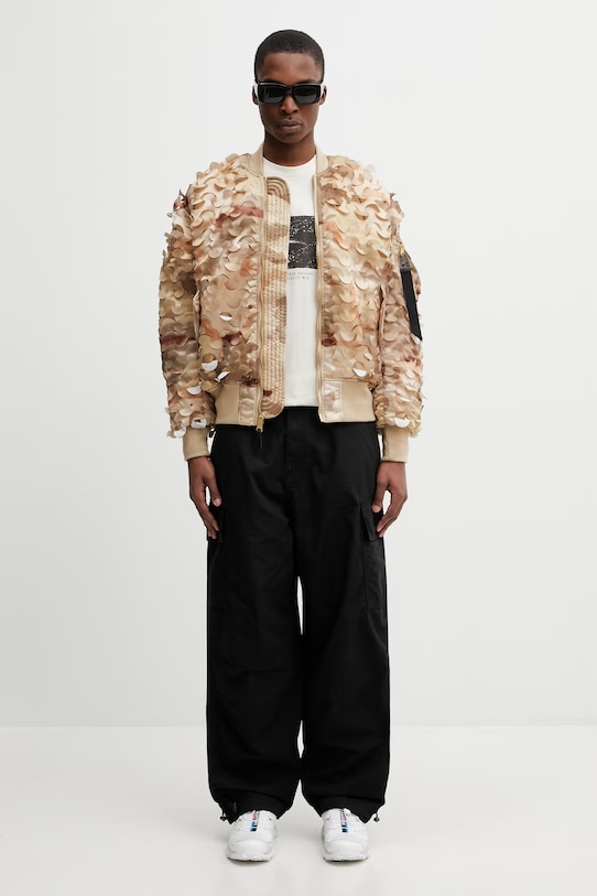 Alpha Industries MA-1 ULCANS bomberka męska 756123 beżowy