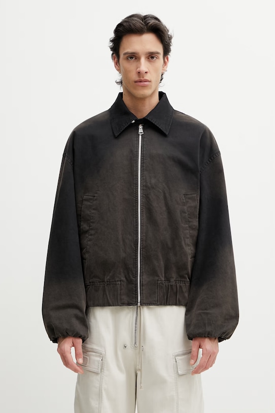 Axel Arigato Ellis Washed Jacket kurtka przejściowa z bawełną męska brązowy A3755001