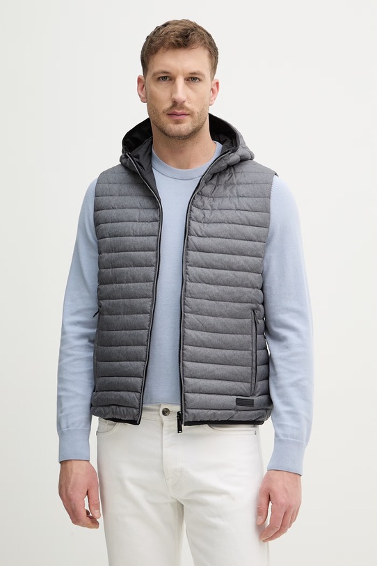 Trussardi bezrękawnik dwustronny F019M000028N szary SS26