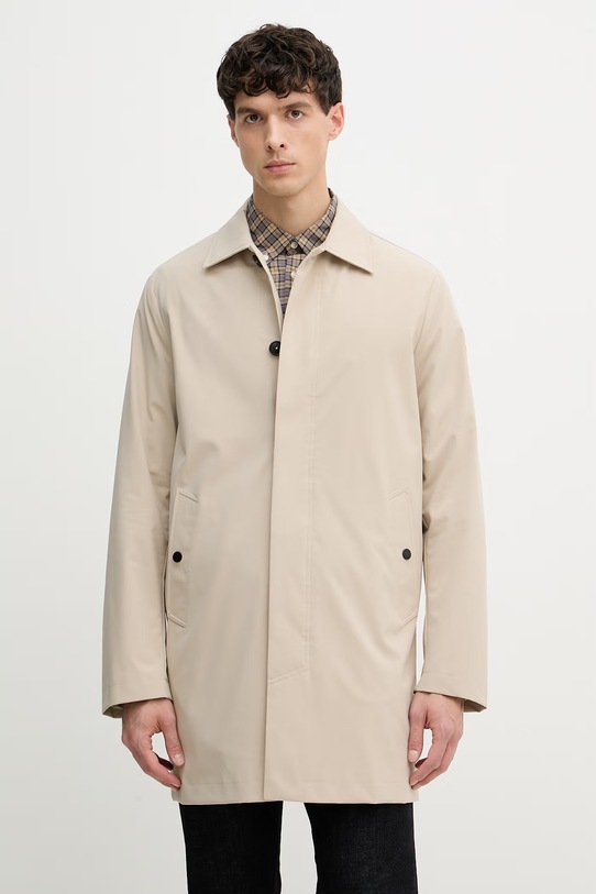 Trussardi płaszcz męski beżowy R011M000029N