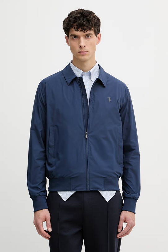 Trussardi krótka kurtka męska granatowy R025M000049N