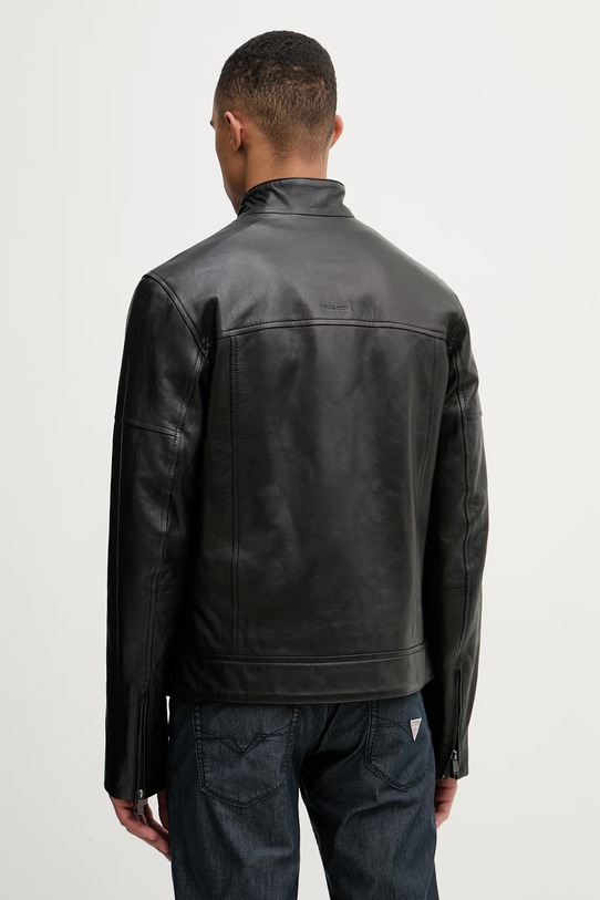 Одяг Trussardi демісезонна куртка чоловіча шкіряна R301M000054N чорний
