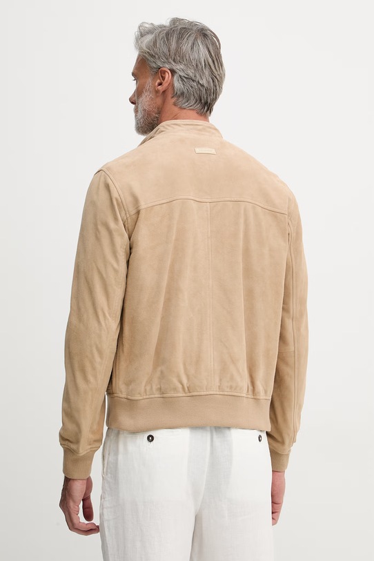 Одежда Trussardi демисезонная куртка мужская замшевая R312M000046N бежевый