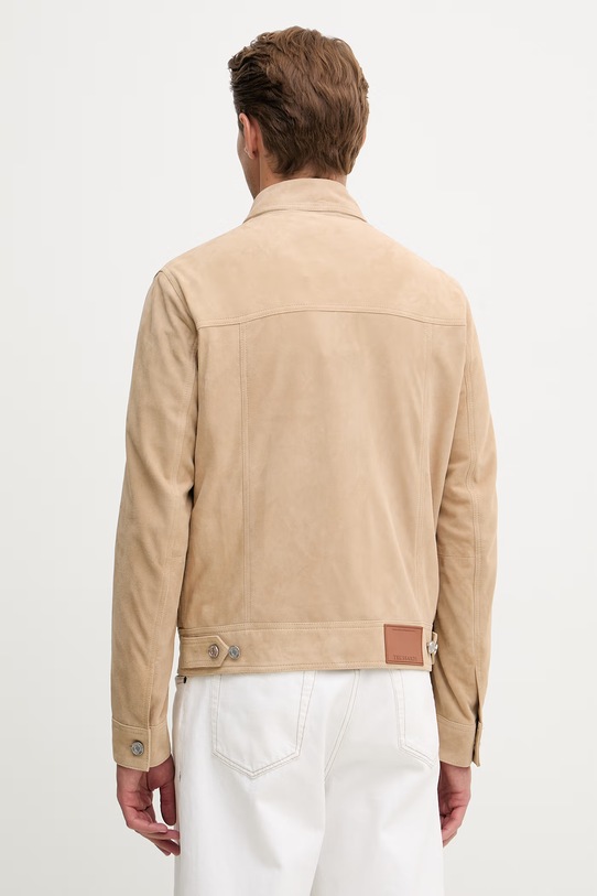 Odzież Trussardi kurtka męska zamszowa R315M000052N beżowy