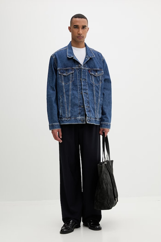 Levi's bunda pánska rifľová THE TRUCKER JACKET 72334.0772 modrá SS26