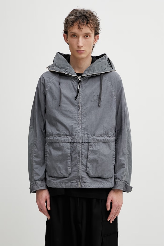 C.P. Company bunda pánska sivá 20CMOW110A110543D