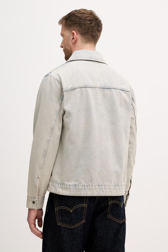 Odzież Sisley kurtka przejściowa męska bawełniana 2YDCSN04R niebieski