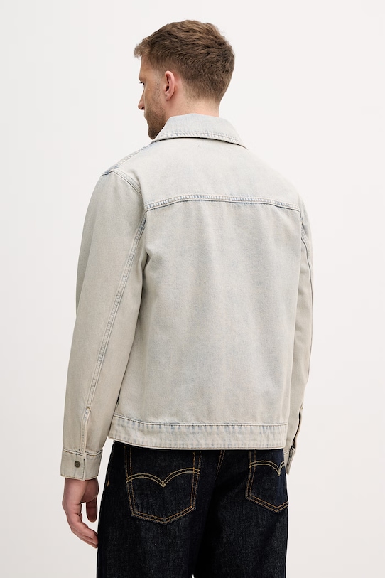 Odzież Sisley kurtka przejściowa męska bawełniana 2YDCSN04R niebieski