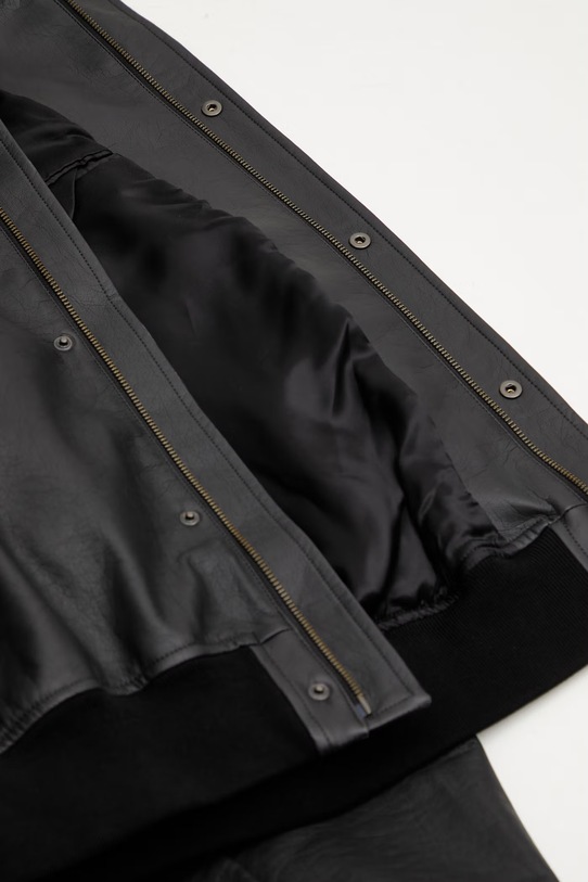 MM6 Maison Margiela bomber jakna za muškarce SH0AM0080.M35740.900 crna