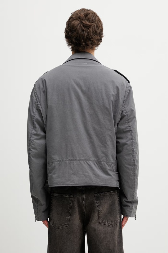 Odzież MM6 Maison Margiela ramoneska męska SH0AM0081.M35741.855 szary