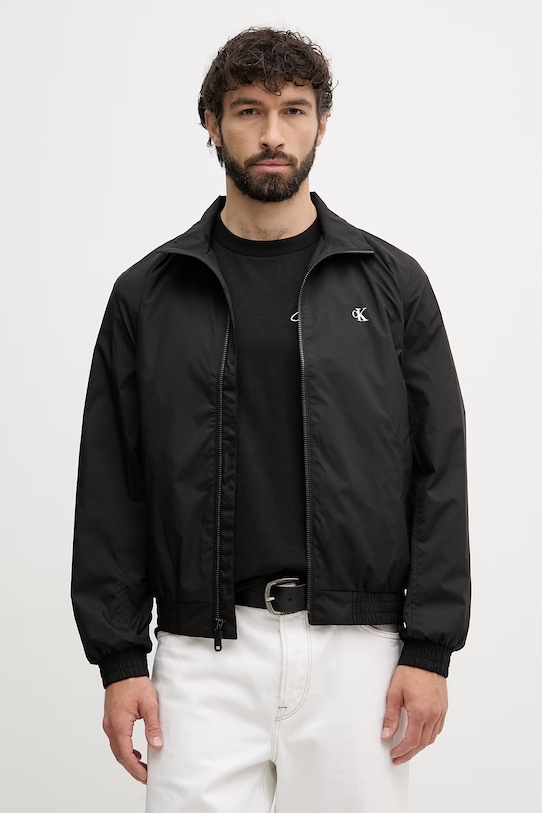 Calvin Klein Jeans prehodna jakna moška črna LV04RF520G