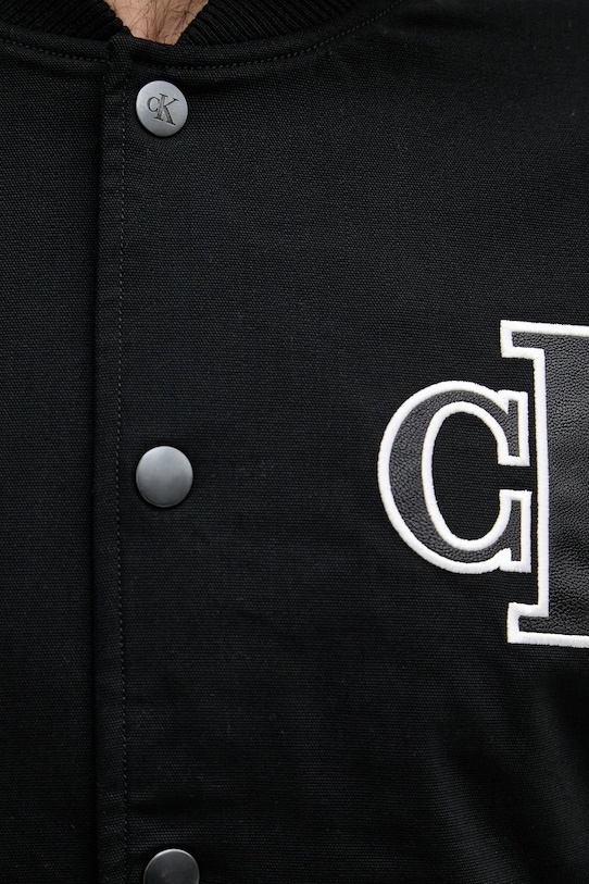 Calvin Klein Jeans bejzbalová bunda pánska LV04RF407G čierna