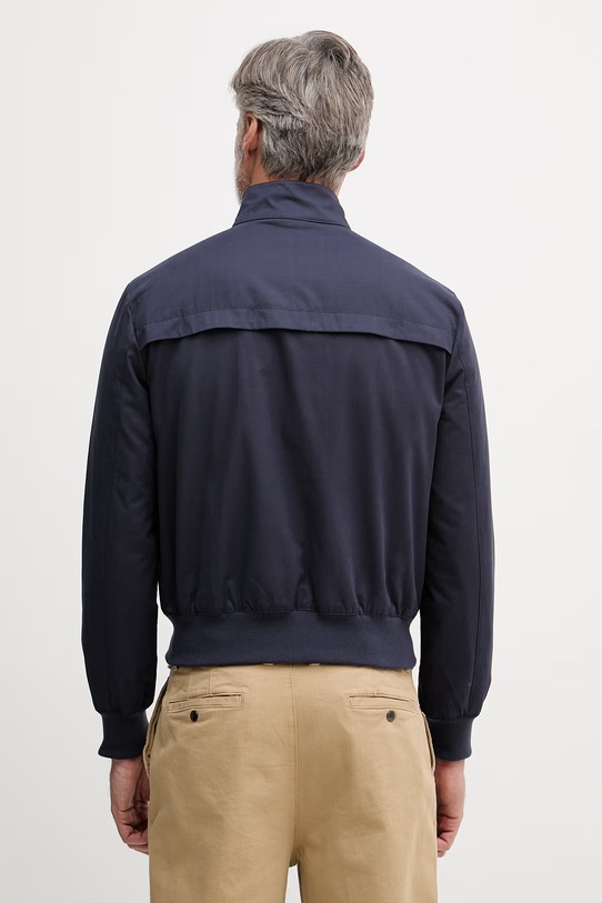 Odzież United Colors of Benetton krótka kurtka męska z bawełną 28AUUN075 granatowy