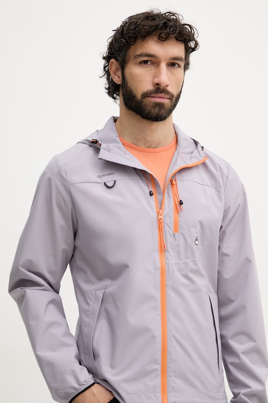 United Colors of Benetton μπουφάν ανδρικό μωβ 26VGUN070