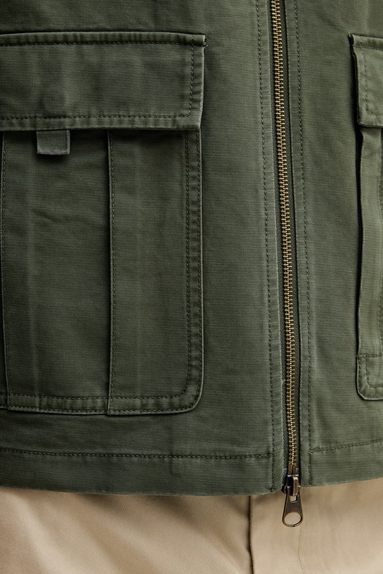 United Colors of Benetton bezrękawnik męski bawełniany 2OAEUJ00W zielony