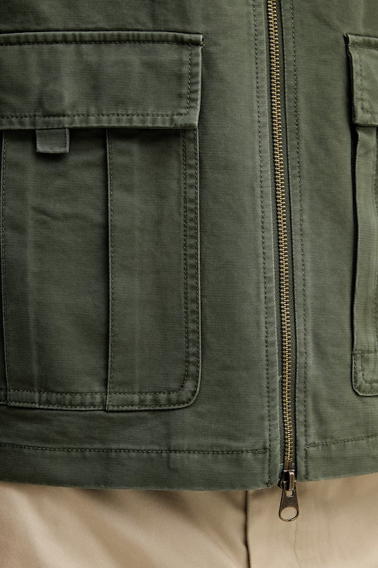 United Colors of Benetton bezrękawnik męski bawełniany 2OAEUJ00W zielony