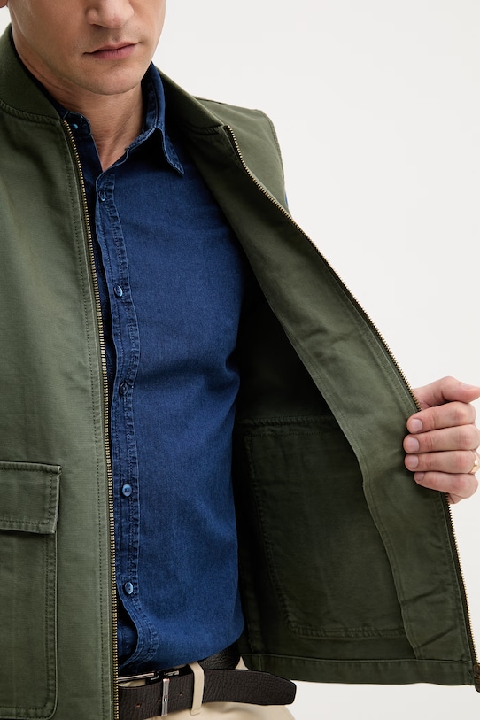 United Colors of Benetton bezrękawnik męski bawełniany 2OAEUJ00W