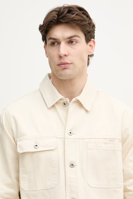 Lindbergh kurtka męska jeansowa beżowy 30.304030CD