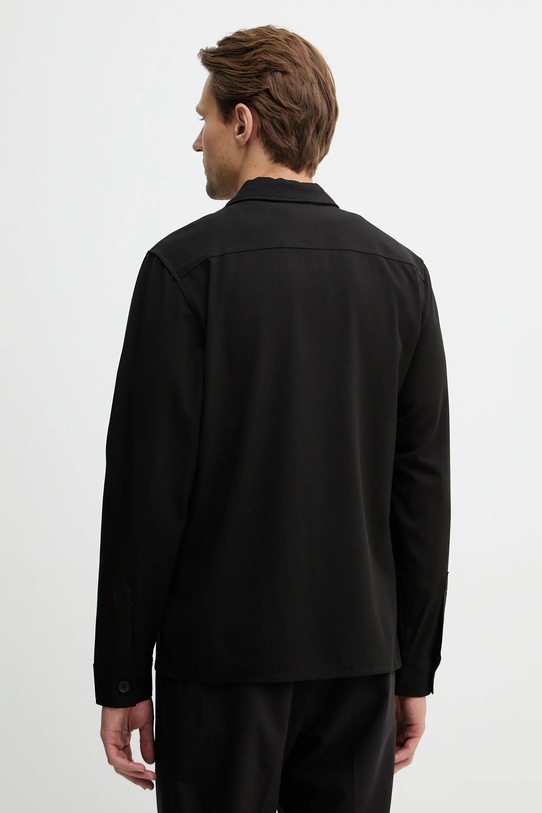 Odzież Lindbergh koszula 30.305044 czarny