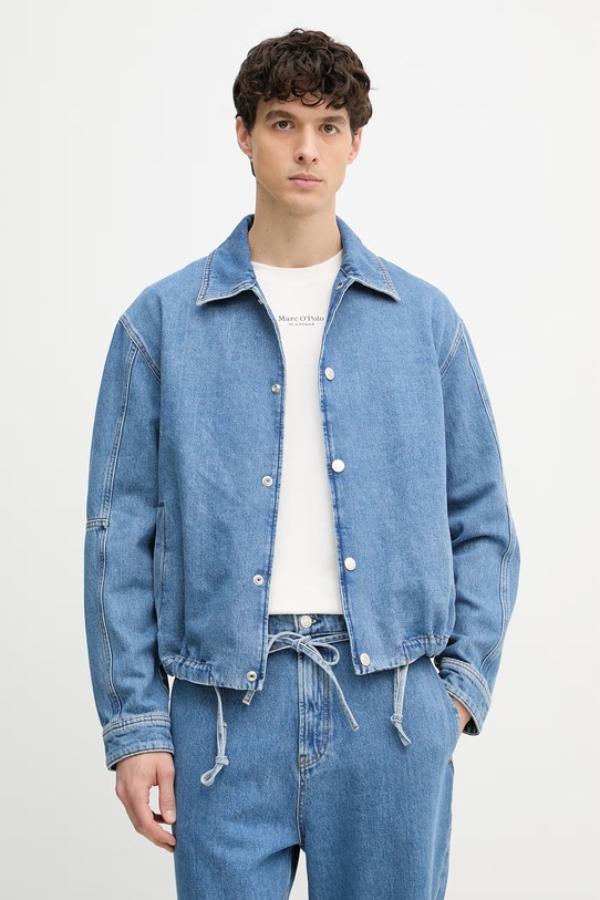 Marc O'Polo kurtka jeansowa męska niebieski 5000008047