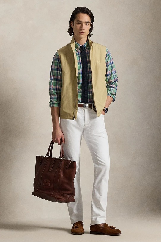 Odzież Polo Ralph Lauren bezrękawnik 710961832 brązowy