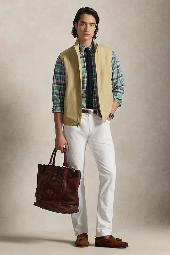 Abbigliamento Polo Ralph Lauren smanicato 710961832 marrone