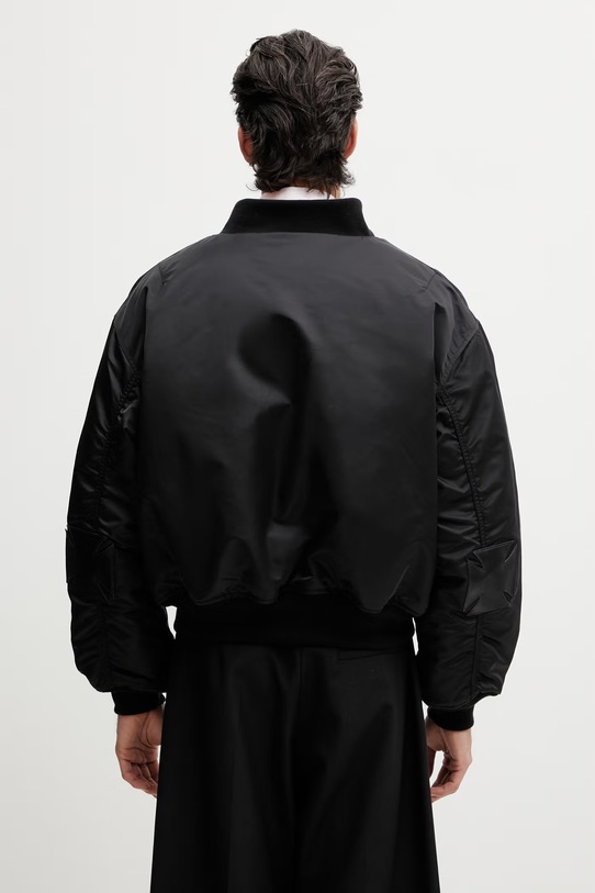 Одежда Vetements Leather Crosses куртка-бомбер для мужчин ME76BJ004B чёрный