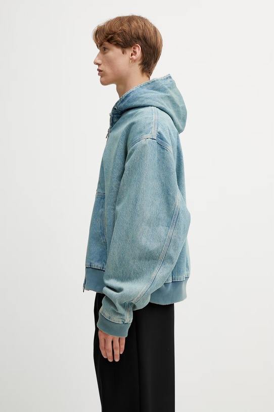 Vetements Workwear Denim kurtka przejściowa jeansowa męska ME76DJ061N1 niebieski SS26