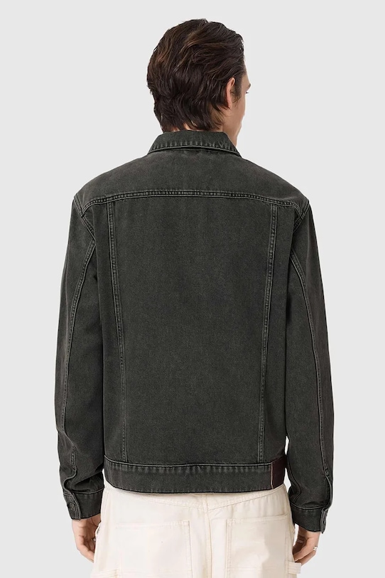 Rifľová bunda AllSaints BRIGHTMORE M018OC čierna SS26