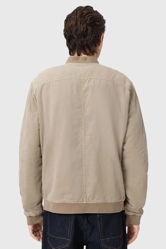 AllSaints bomberka męska bawełniana FORRES M057OD brązowy SS26