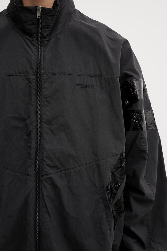 Vetements Taped kurtka męska czarny ME76GJ115BB