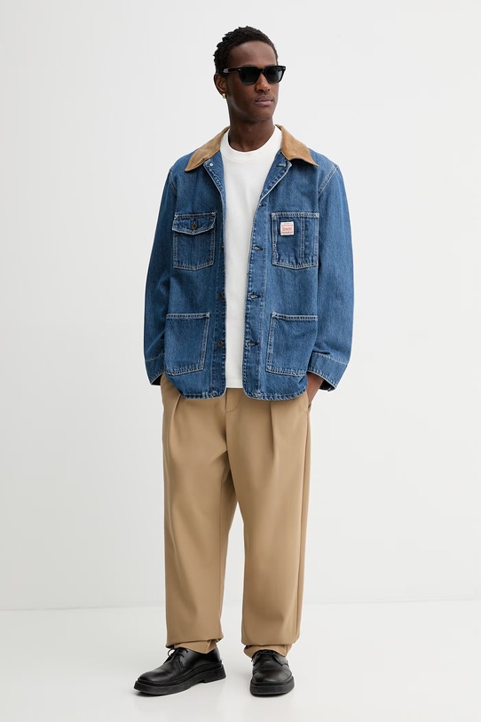 Levi's kurtka jeansowa UPDATED TO BROADWAY x WORKWEAR 003B0.0003 niebieski SS26