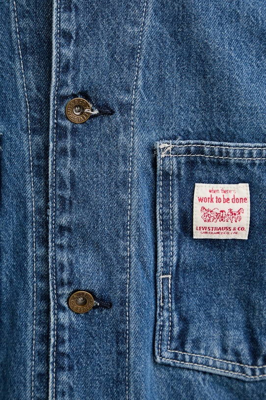 Levi's kurtka jeansowa UPDATED TO BROADWAY x WORKWEAR 003B0.0003 niebieski